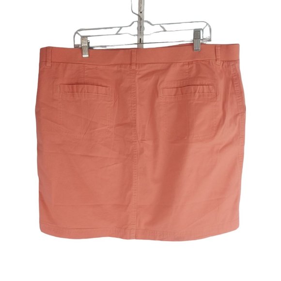 Lee Riders Womens 20 Coral Midrise Stretch Pockets Skort Skirt - Picture 3 of 6